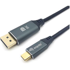 Equip 133422 video kabel adapter 2 m USB Type-C DisplayPort Grijs