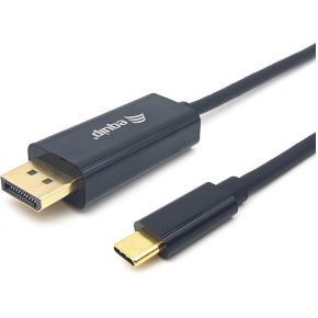 Equip 133426 video kabel adapter 1 m USB Type-C DisplayPort Grijs