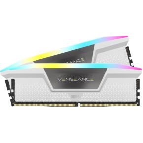 Corsair DDR5 Vengeance RGB 2x32GB 5600 White geheugenmodule