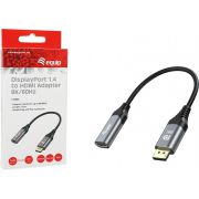 Equip-133446-video-kabel-adapter-0-15-m-DisplayPort-HDMI-Zwart-Grijs