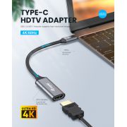 Equip-133491-video-kabel-adapter-0-15-m-USB-Type-C-HDMI-Zwart-Grijs