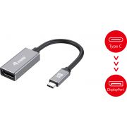 Equip-133493-video-kabel-adapter-0-15-m-USB-Type-C-DisplayPort-Zwart-Grijs