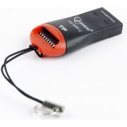 Gembird-FD2-MSD-3-geheugenkaartlezer-USB-2-0-Zwart-Rood