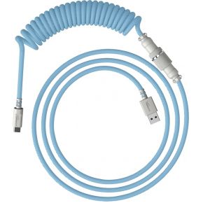 HyperX 6J680AA kabel voor toetsenborden/muizen Blauw, Wit 1,37 m USB Type-A, USB Type-C