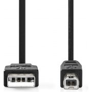 Nedis-CCGL60100BK30-USB-kabel-3-m-USB-2-0-USB-A-USB-B-Zwart