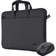 Trust Bologna 16 Inch Laptoptas en Muis Zwart
