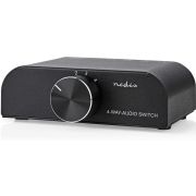 Nedis-Analoge-Audio-Switch-4-Poorts-poort-en-Input-1x-3-5-mm-Audio-Input-3x-2x-RCA-Female-Outp