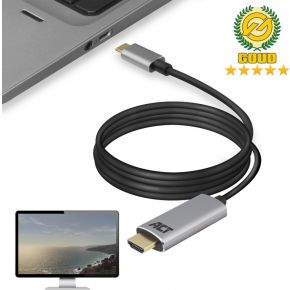 ACT USB-C naar HDMI male aansluitkabel 4K