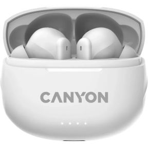 Canyon CNS-TWS8W hoofdtelefoon/headset Hoofdtelefoons True Wireless Stereo (TWS) oorhaak Gesprekken/