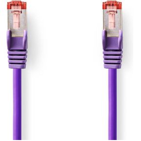 Nedis CAT6-kabel | RJ45 Male | RJ45 Male | S/FTP | 0.50 m | Rond | LSZH | Violet | Label