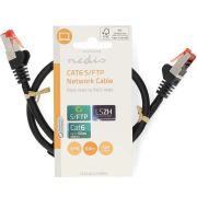 Nedis-CAT6-kabel-RJ45-Male-RJ45-Male-S-FTP-0-50-m-Rond-LSZH-Zwart-Label