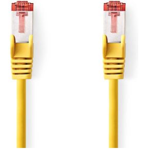 Nedis CAT6-kabel | RJ45 Male | RJ45 Male | S/FTP | 1.00 m | Rond | LSZH | Geel | Label