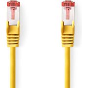 Nedis-CAT6-kabel-RJ45-Male-RJ45-Male-S-FTP-1-00-m-Rond-LSZH-Geel-Label