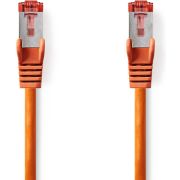 Nedis-CAT6-kabel-RJ45-Male-RJ45-Male-S-FTP-1-00-m-Rond-LSZH-Oranje-Label