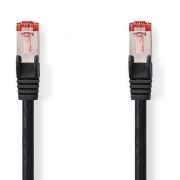Nedis CAT6-kabel | RJ45 Male | RJ45 Male | S/FTP | 15.0 m | Rond | LSZH | Zwart | Label