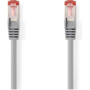 Nedis CAT6-kabel | RJ45 Male | RJ45 Male | S/FTP | 2.00 m | Rond | LSZH | Grijs | Label