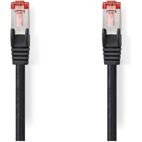 Nedis CAT6-kabel | RJ45 Male | RJ45 Male | S/FTP | 2.00 m | Rond | LSZH | Zwart | Label