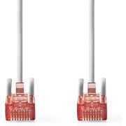 Nedis-CAT6-kabel-RJ45-Male-RJ45-Male-U-UTP-0-25-m-Rond-PVC-Grijs-Label