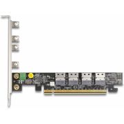 Delock-90111-PCI-Express-x16-kaart-naar-4-x-interne-SFF-8654-4i-NVMe-Bifurcatie