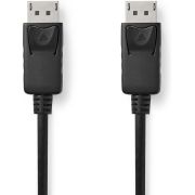 Nedis DisplayPort-Kabel | DisplayPort Male | DisplayPort Male | 4K@60Hz | Vernikkeld | 3.00 m | Rond | PVC