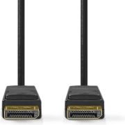 Nedis-DisplayPort-Kabel-DisplayPort-Male-DisplayPort-Male-8K-60Hz-Vernikkeld-2-00-m-Rond-PVC