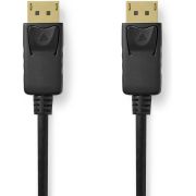 Nedis DisplayPort-Kabel | DisplayPort Male | DisplayPort Male | 8K@60Hz | Vernikkeld | 3.00 m | Rond | PVC