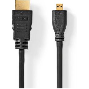 Nedis CVGL34700BK20 HDMI kabel 2 m HDMI Type A (Standaard) Zwart