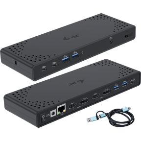 I-tec USB 3.0 / USB-C / Thunderbolt 3 Dual Display Docking Station Gen2 + Power Delivery 100W