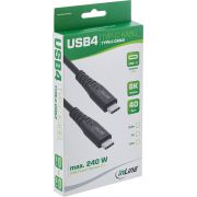 InLine-35901I-USB-kabel-1-m-USB4-Gen-3x2-USB-C-Zwart