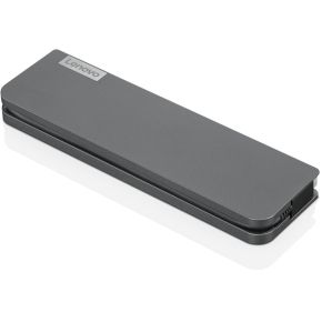 Lenovo 40AU0065UK notebook dock & poortreplicator Bedraad USB 3.2 Gen 1 (3.1 Gen 1) Type-C Zwart