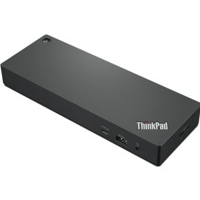 Lenovo 40B00300UK notebook dock & poortreplicator Bedraad Thunderbolt 4 Zwart, Rood