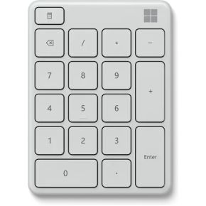 Microsoft Number Pad numeriek toetsenbord Universeel Bluetooth Wit