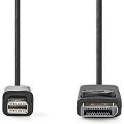 Nedis Mini DisplayPort-Kabel | DisplayPort 1.2 | Mini-DisplayPort Male | DisplayPort Male | 21.6 Gbps | Ve