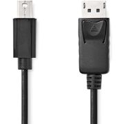 Nedis-Mini-DisplayPort-Kabel-DisplayPort-1-2-Mini-DisplayPort-Male-DisplayPort-Male-21-6-Gbps-Ve