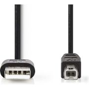 Nedis-CCGL60101BK30-USB-kabel-3-m-USB-2-0-USB-A-USB-B-Zwart