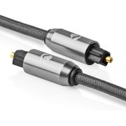 Nedis-Optische-Audiokabel-TosLink-Male-TosLink-Male-5-00-m-Rond-Gevlochten-Gun-Metal-Grijs-C