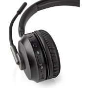 Nedis-PC-Headset-On-Ear-Stereo-Bluetooth-Inklapbare-Microfoon-Zwart