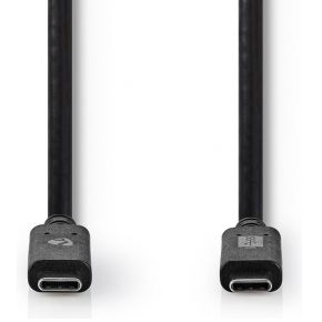 Nedis USB 3.1 Cable (Gen2) | USB-C Male - USB-C Male | 1.0 m | Black