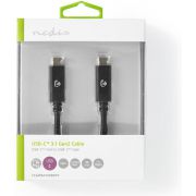 Nedis-USB-3-1-Cable-Gen2-USB-C-Male-USB-C-Male-1-0-m-Black