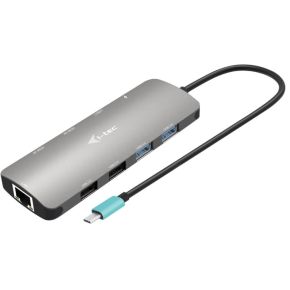 I-tec USB-C Metal Nano 2x Display Docking Station + Power Delivery 100 W