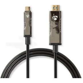 Nedis USB Type-C naar HDMI-Kabel | AOC | Type-C Male - HDMI-Connector | 10,0 m | Zwart