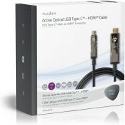 Nedis-USB-Type-C-naar-HDMI-Kabel-AOC-Type-C-Male-HDMI-Connector-20-0-m-Zwart