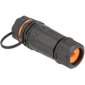 DeLOCK 86700 kabel-connector RJ-45/RJ-45 Zwart, Oranje