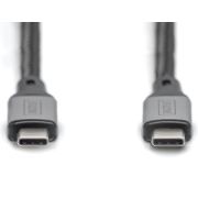 Digitus-DB-300443-010-S-USB-kabel-1-m-USB4-Gen-2x2-USB-C-Zwart