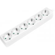 LogiLink LPS238 power uitbreiding 1,5 m 6 AC-uitgang(en) Binnen Wit