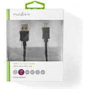 Nedis-USB-3-1-Cable-Gen2-USB-C-Male-A-Male-1-0-m-Zwart