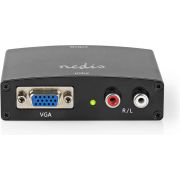 Nedis VGA-naar-HDMI-Converter | 1-Wegs - VGA + 2x RCA (L/R)-Ingang | HDMI-Uitgang