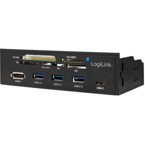 Logilink UA0341 geheugenkaartlezer Intern Zwart SATA