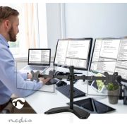 Nedis-Monitorbeugel-voor-Bureaus-2-Scherm-en-15-32-75x75-100x100-Draai-en-Kantelbaar