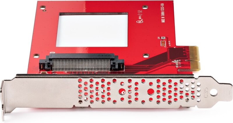 U.3 PCIe Adapter Karte, PCIe 4.0 x4 Adapter für 2.5 Zoll U.3 NVMe SSDs, SFF- TA-1001 PCI Express Add-in Karte, U 3 NVMe SSD auf PCIe Adapterkarte, U.3 NVMe Adapterkarte, OS Unabhängig